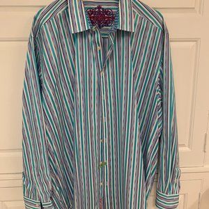 Robert Graham Men's Long Sleeve Dress Shirt Size 3XL